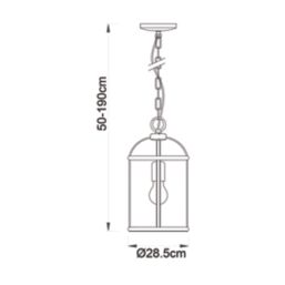 Quay Design Liberty 1-Light Pendant Antique Brass