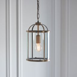 Quay Design Liberty 1-Light Pendant Antique Brass