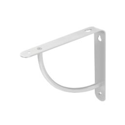 Cove Shelf Brackets White 180mm x 180mm 4 Pack