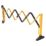 EasyExpand  Extendable Barrier Yellow/Black 44cm