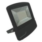 Brackenheath  Outdoor LED Floodlight Black 70W 7700lm