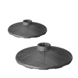 JSP  Barrier Chain Support Posts & Bases Red/White 101mm 2 Pack