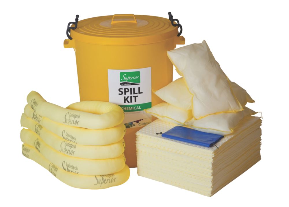 Lubetech 90Ltr Chemical Spill Kit Screwfix