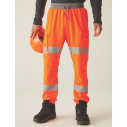 Regatta Hi-Vis Prolite Stretch Joggers Orange 4X Large 41.3" W 31" L