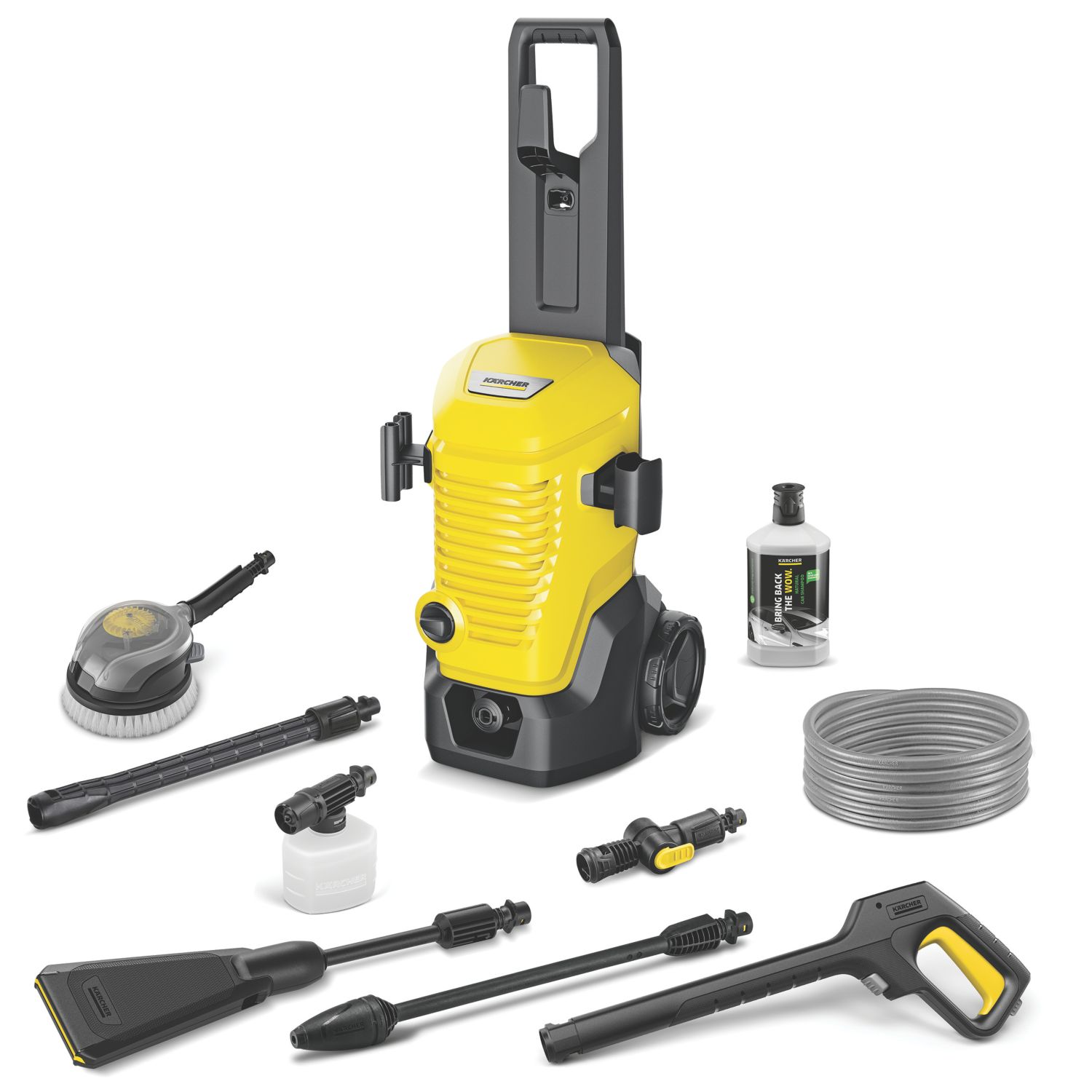 Karcher K4 WCM Flex eco!Booster Car & Van + 130bar Electric High Pressure Washer 1.8kW 240V (616EG)