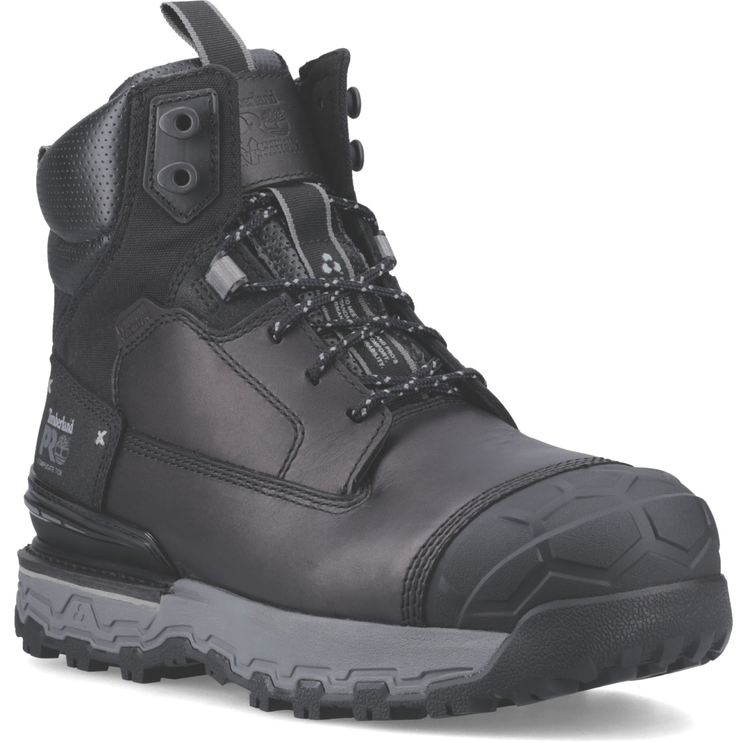 Timberland Pro Boondock Ultralight Size 11 Black Waterproof Safety Boots (616EK)