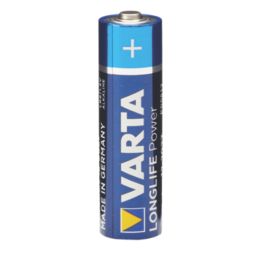 Varta Longlife Power AA 1.5V Alkaline Batteries 12 Pack