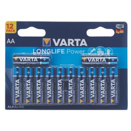 Varta Longlife Power AA Alkaline Batteries 12 Pack