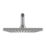 Gainsborough Square Dual Outlet HP Rear-Fed Exposed Chrome Thermostatic Mixer Shower