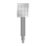 Gainsborough Square Dual Outlet HP Rear-Fed Exposed Chrome Thermostatic Mixer Shower