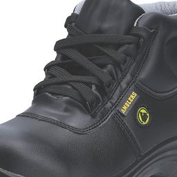 Amblers FS663 Size 7  Black Water-Resistant  Safety Boots
