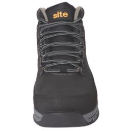 Site Bronzite Size 8  Black  Steel Toe Cap Safety Boots