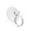 Wreath Suction Hook Clear