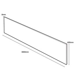 Wilsonart Caldeira Beige Splashback 600mm x 3000mm x 9mm