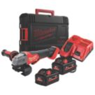 Refurb Milwaukee M18ONEFHSAG115XPDB-552X 18V 2 x 5.5Ah Li-Ion RedLithium High Output 4 1/2" Brushless Cordless Angle Grinder