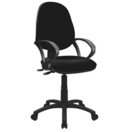 Nautilus Designs Java 300 Medium Back Task/Operator Chair Fixed Arms ...