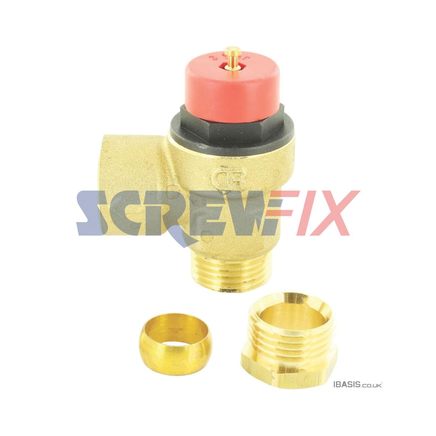 Ideal Heating 075248 Altecnic 1/2" Safety Valve Assembly (616TH)