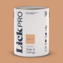 LickPro  5Ltr Orange 03 Vinyl Matt Emulsion  Paint