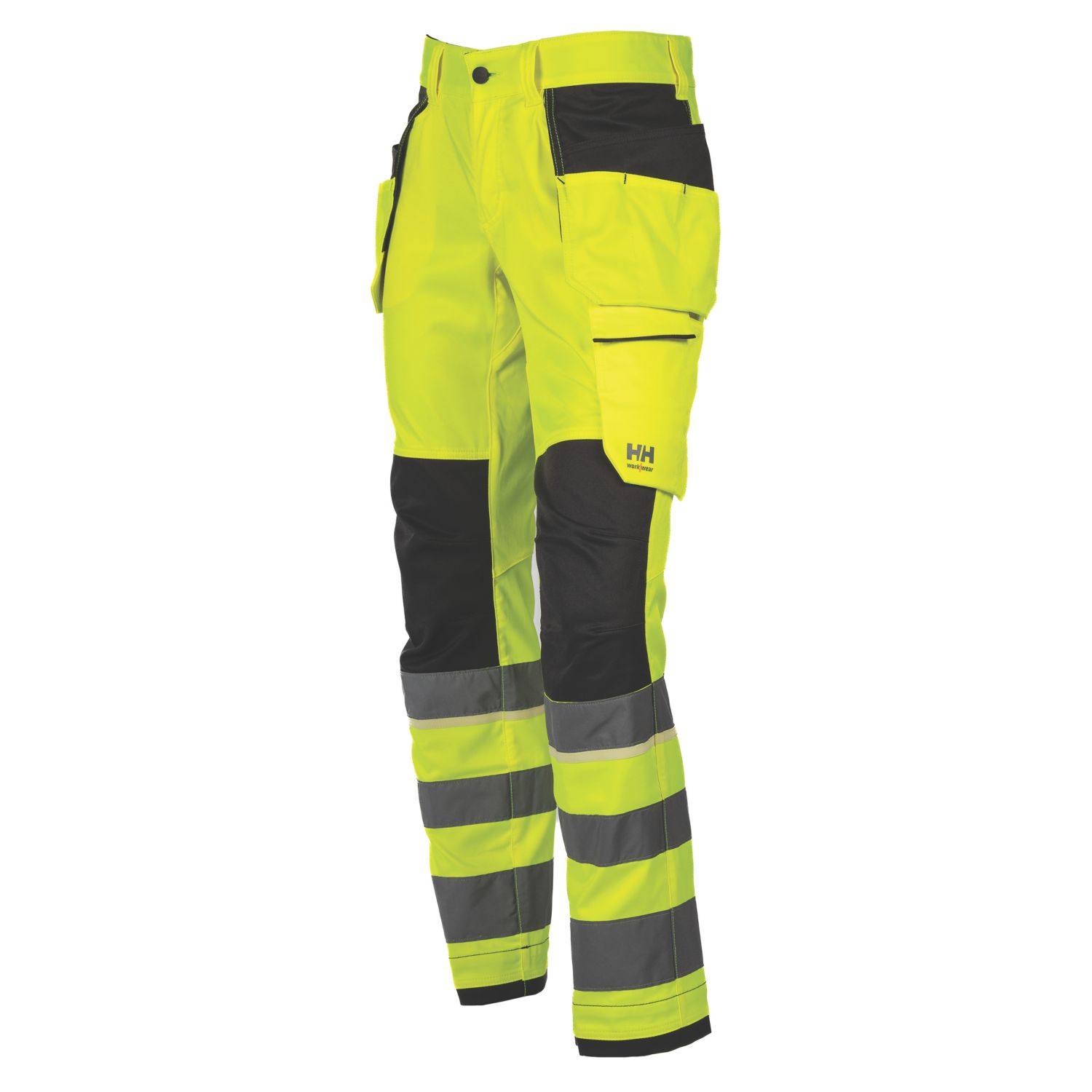 Helly Hansen UC-ME CL2 Construction Trousers Yellow 33" W 32" L (616TN)