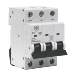 MK Sentry  6A 3-Pole B Curve 3-Phase MCB