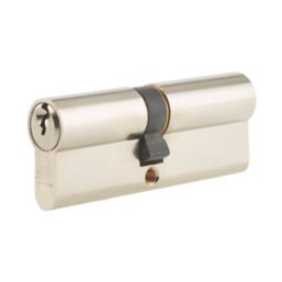 Union  6-Pin Euro Cylinder Lock 40-40 (80mm) Satin Nickel
