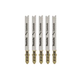 Makita  B-10970 Laminate B53 Jigsaw Blades 82.6mm 5 Pack