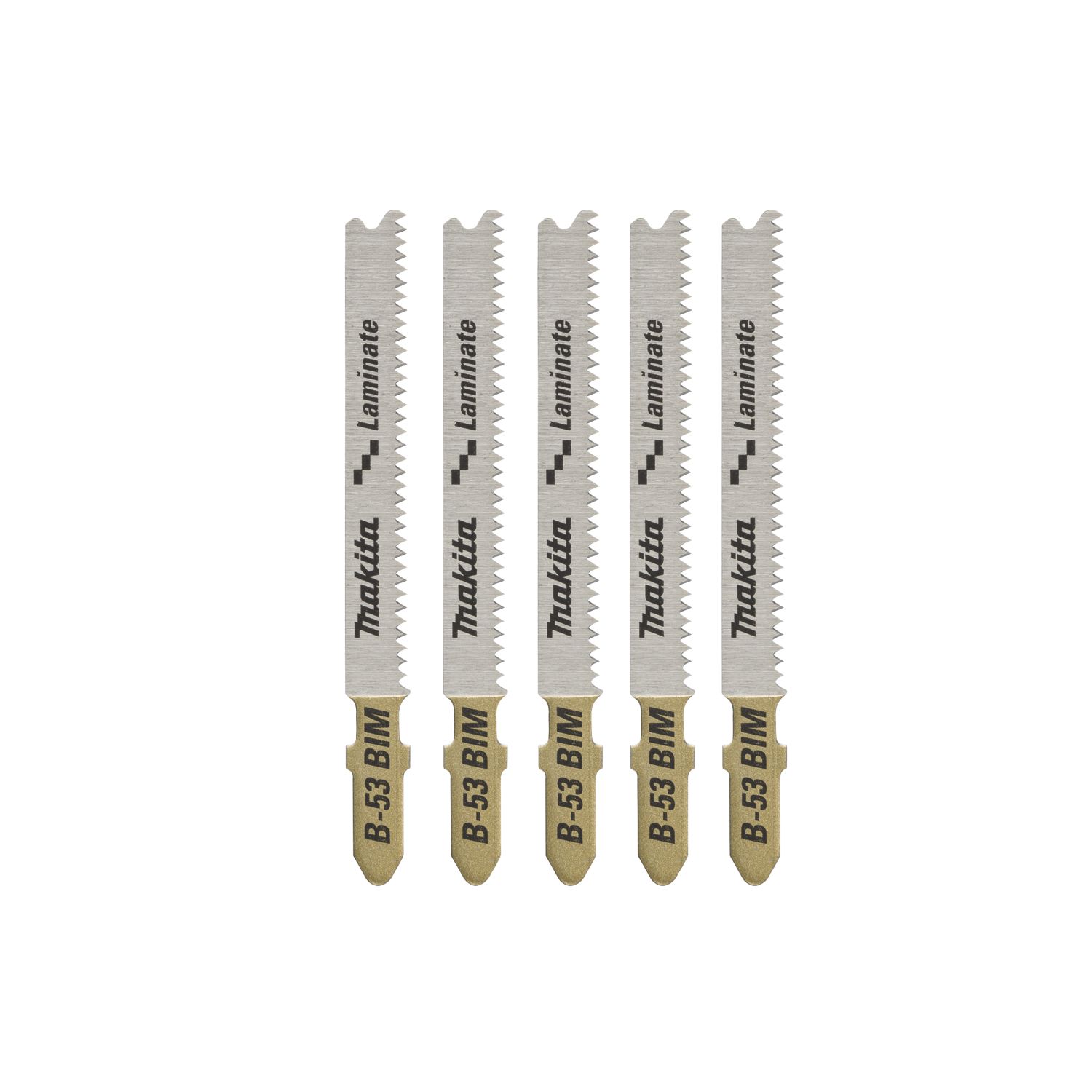 Makita B-10970 Laminate B53 Jigsaw Blades 82.6mm 5 Pack (6172R)