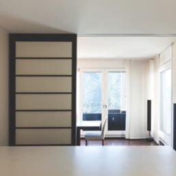 Henderson Husky 100 H100/18A 1-Door Sliding Track System Silver 1800mm