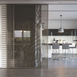 Henderson Husky 100 H100/18A 1-Door Sliding Track System Silver 1800mm