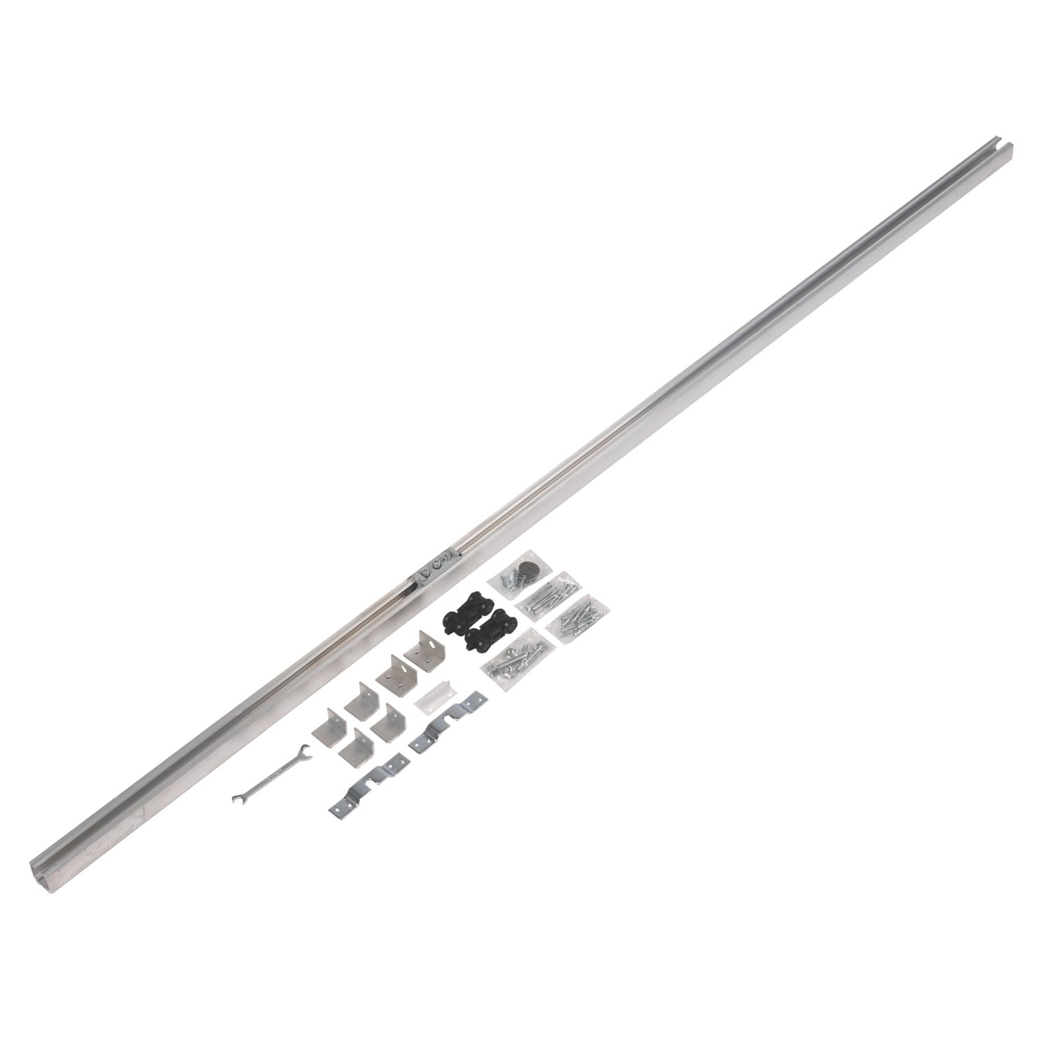 Henderson Husky 100 H100/18A 1-Door Sliding Track System Silver 1800mm (6178J)