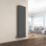 Reina Flat Single 1800mm x 366mm 2533BTU Anthracite Vertical Designer Radiator