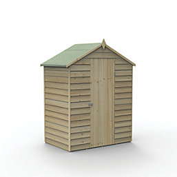 Forest 4Life 5' x 3' (Nominal) Apex Overlap Timber Shed