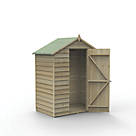 Forest 4Life 5' x 3' (Nominal) Apex Overlap Timber Shed