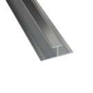 Splashwall H-Joint Polished Silver 2420mm x 11mm