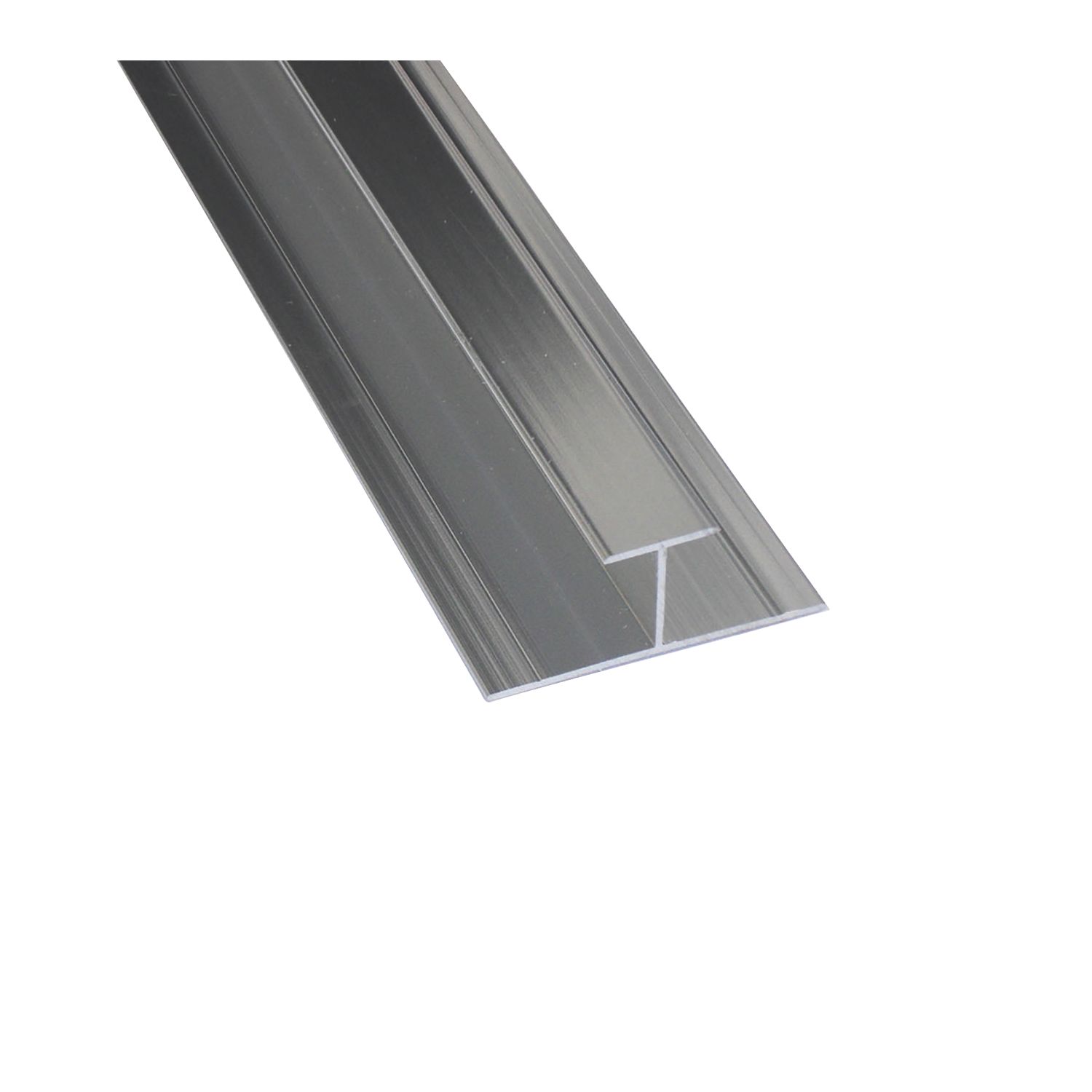 Splashwall H-Joint Polished Silver 2420mm x 11mm (617GV)