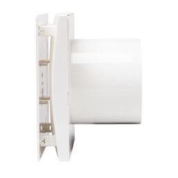 Vent-Axia 479087 100mm (4") Axial Bathroom Extractor Fan with Humidistat & Timer White 240V