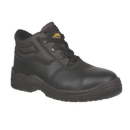 Iron Mountain IMBT227 Size 4  Black Water-Resistant Steel Toe Cap Safety Boots