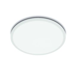 Philips SuperSlim LED Ceiling Light IP44 White 18W 1500lm - Screwfix