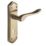 Designer Levers Bewdley Fire Rated Lever Lock Door Handle Pair Antique Brass