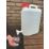 Hilka Pro-Craft Plastic Water Container with Tap White 10Ltr