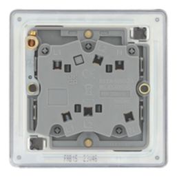 LAP  10A 1-Gang 3-Pole Fan Isolator Switch Antique Brass  with Colour-Matched Inserts