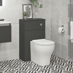 Newland  Floorstanding Toilet Unit Midnight Mist Matt 500mm x 260mm x 850mm
