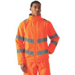 Regatta Dover Hi-Vis Jacket Orange X Large 43.5" Chest