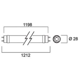 Sylvania ToLEDO Avant G13 T8 LED Tube 2000lm 13.3W 1200mm (4')