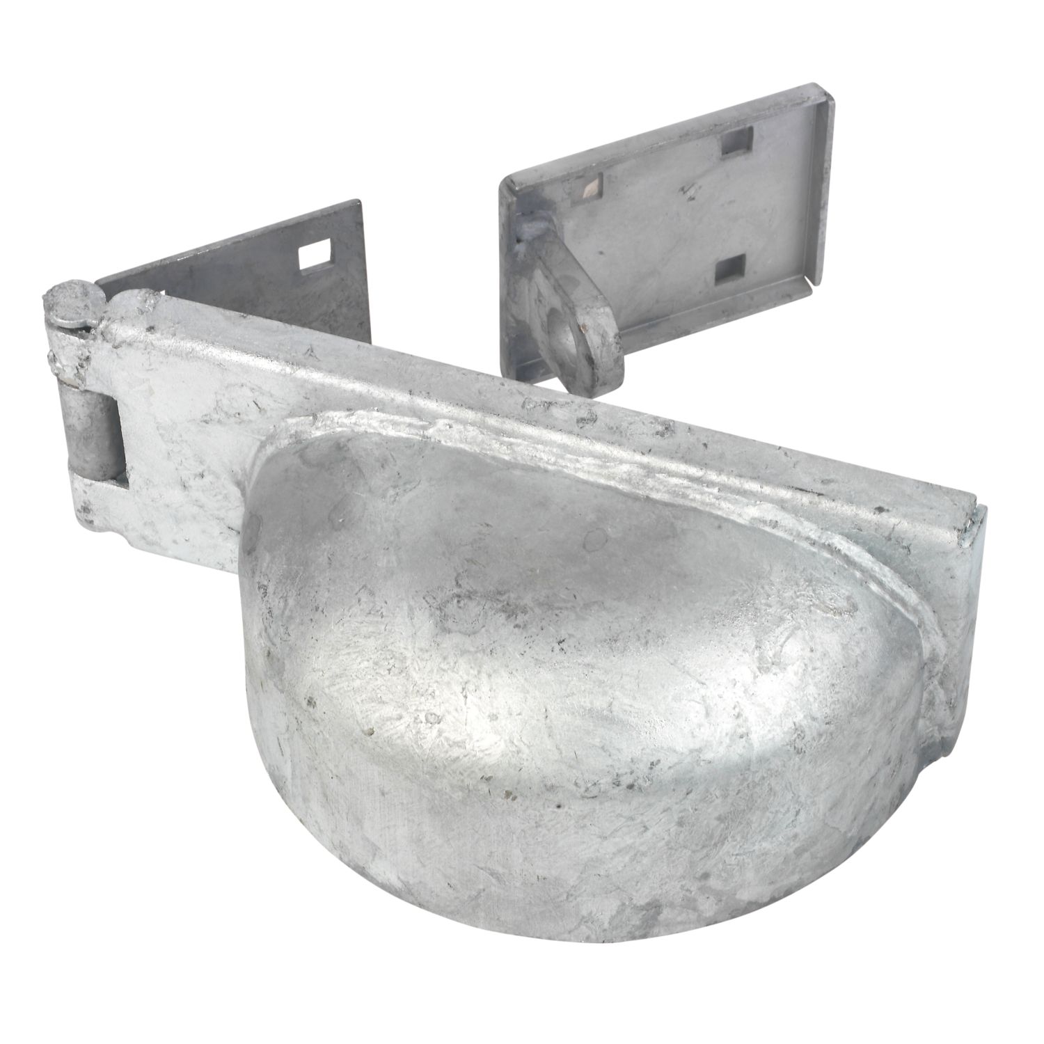 GateMate Right Hand Padlock Protector Galvanised 180mm (617YV)