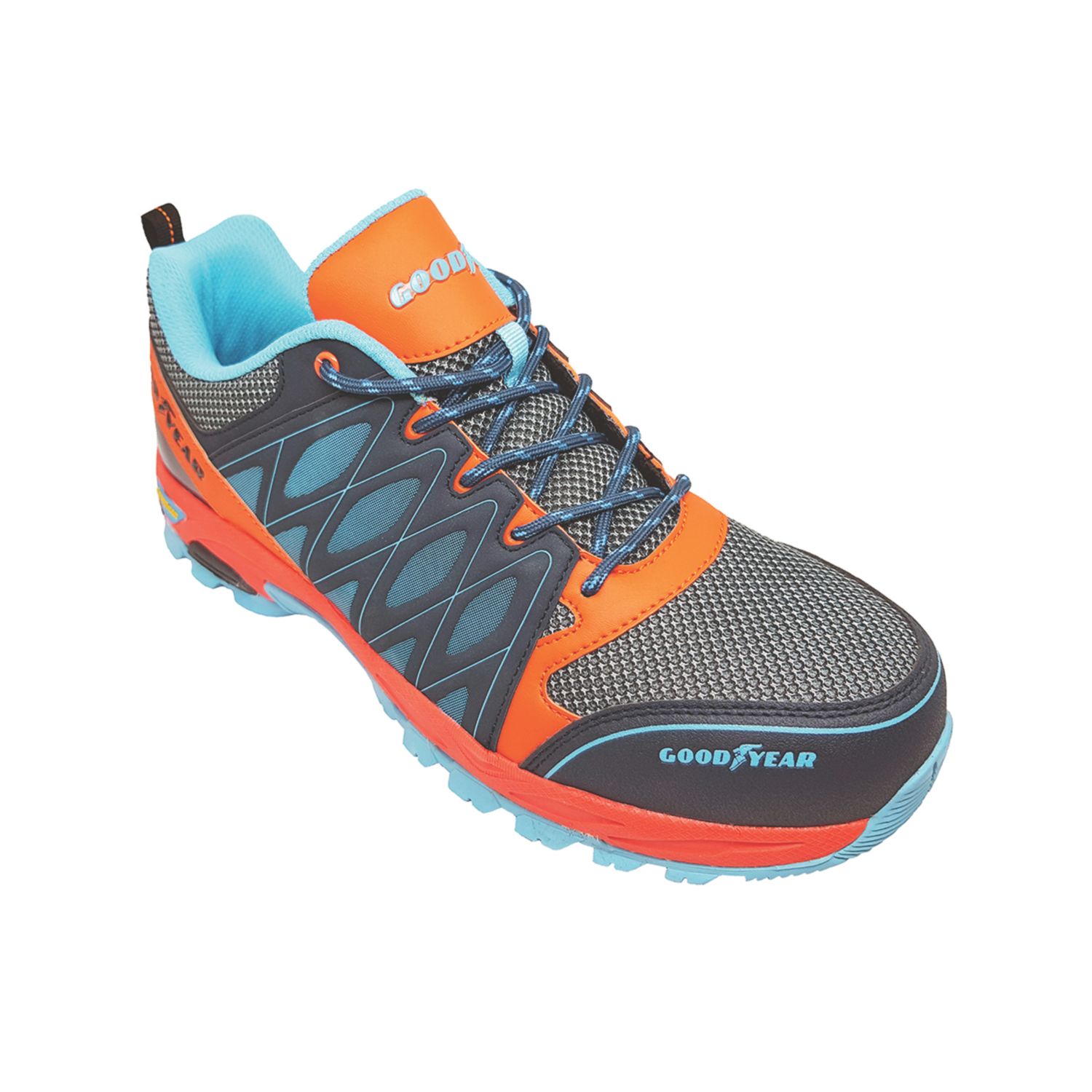 Goodyear GYSHU1503 Size 5.5 Black/Blue Safety Trainers (618HU)