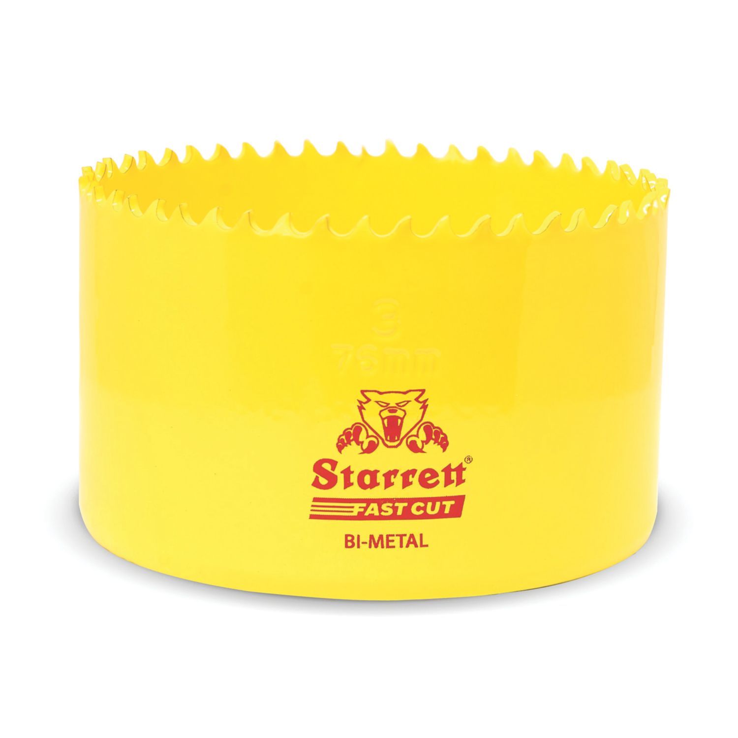 Starrett FCH0300 Bi-Metal Fast Cut Holesaw 76mm (618HY)