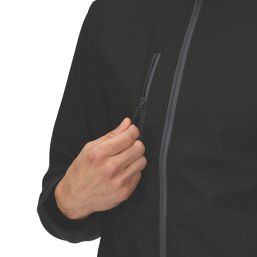 Regatta Honestly Made Softshell  Jacket Black 2X Large 47" Chest