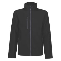 Regatta Honestly Made Softshell  Jacket Black 2X Large 47" Chest