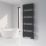 Reina 1424mm x 500mm 2291BTU Black Flat Designer Towel Radiator